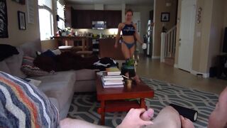 Nicole Aniston  Top-notch model rubs big tits