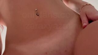 zaraxyazmin onlyfans Ardent bitch caresses pussy in panties