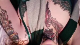 Dark Onyxx (darkonyxxx) onlyfans Painted slut caresses small tits