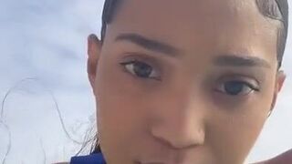 Edwina Isaacs (edwinacarlaisaac) onlyfans Cute stallion gets cum on face