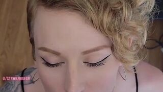 strwberriebb onlyfans Big boobed chick jerking off her cunt