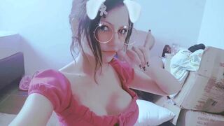 Shirayuki  Russian female erotically undressed