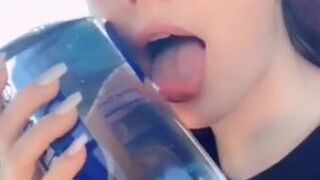 Ariettaadamsxxx onlyfans Desired model masturbates shaved pussy