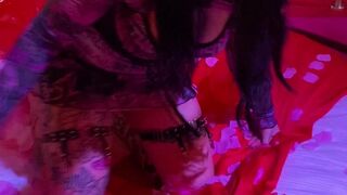 AleRoseBunny onlyfans Hot brunette girl passionately jerks off her cunt