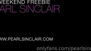 Pearl Sinclair onlyfans Amazing whore caresses shaved holes