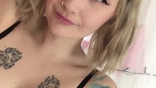 tattookitten onlyfans Gorgeous babe fucks her shaved pussy
