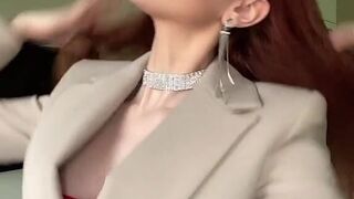 TheChantal onlyfans Dark haired prostitute bares big tits