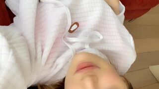 Reislin onlyfans Openwork chick ate plenty of cream and properly processed dildo