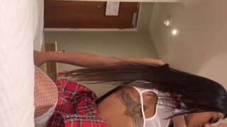 Nursh onlyfans in the posture of a rider cool ends