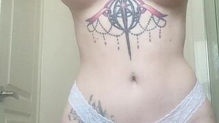 tattookitten onlyfans Cute chick pulls up her dress