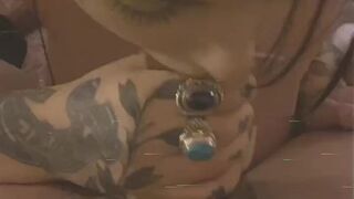 Taylor White onlyfans Female in stockings having fun with a phallus