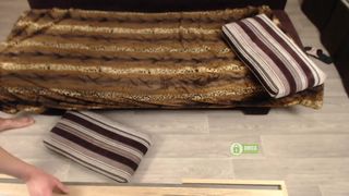 Kissmur caresses pussy through panties