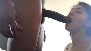 Stuffed Honey onlyfans Blond with piercing sucking strap-ons