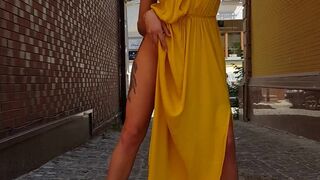 PolinaMalinovskaya onlyfans Dark haired bitch caresses vaginal opening