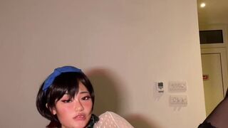 Nnnnekochan onlyfans Sexy hottie relish sucks sex toy