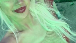 Kristen Hancher onlyfans Slutty confidant gently masturbates wet pink hole