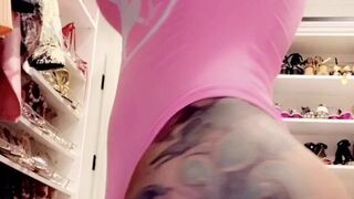 Blac Chyna aka msblacchyna onlyfans Painted chick sucks dildo