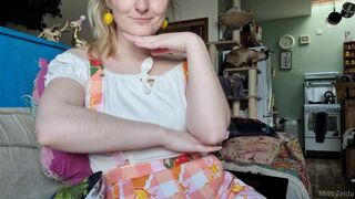 pantieprincess23 onlyfans Redhead online slut jumping on a sex toy toy