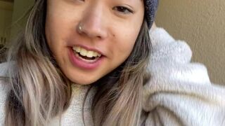 Alaska aka alaskafornia onlyfans Cute passion gently caresses boobs