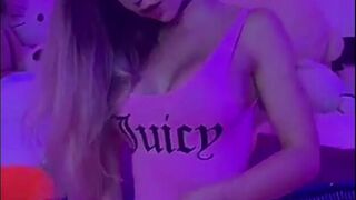 Morgan Lux aka morganlux onlyfans Ardent nipple caresses vagina with sex toy 2022 cam show