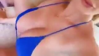 sophiedeevip onlyfans Babe in stockings fucks both holes