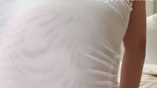 nakedangelalektra onlyfans Asshole babe has shaved wet pink hole