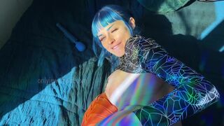 Jewelz Blu aka jewelzblu onlyfans passionate babe with a very beautiful tight ass