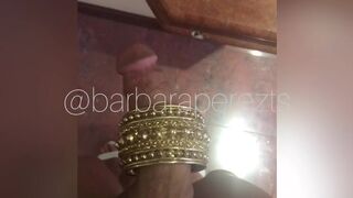 Barbara Perez aka barbaraperezts onlyfans Beautiful bitch strips and caresses her wet pink hole 2022 cam show