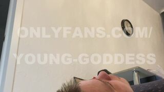 Young Goddess aka young onlyfans Pale Teen Fucks Big sex toy Toy