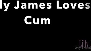 Lilly James aka lillyjames onlyfans in black peignoir