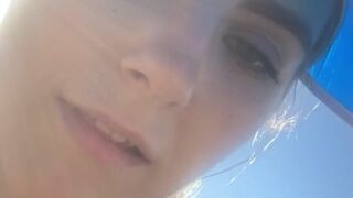 eva elfie onlyfans scrawny tanned brunette clit play