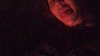 dani daniels onlyfans shows how deep a toy can be in your mouth