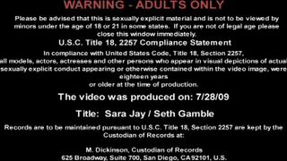 Sara Jay onlyfans Glamor Babe With Tattoos Treats Dildo