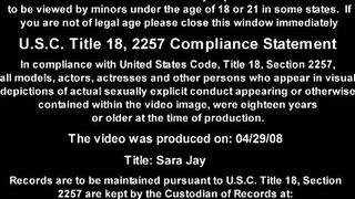 Sara Jay onlyfans Beautiful bitch performs a striptease