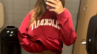 Real Sky Bri onlyfans Cute chick having fun with sex toy