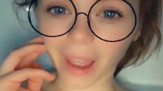 Ella Hughes aka ellahughesxxx onlyfans Redhead sweats stroking wet wet pink hole