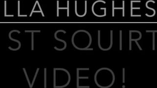 Ella Hughes aka ellahughesxxx onlyfans Hot brunette girl pulls her wet pink hole