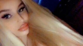 Chloe Spencer aka Ch111oe onlyfans White-haired bitch posing in lingerie