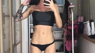 Anastasia Orlova aka Nessa Orlova onlyfans leggy babe fucks a sex toy toy