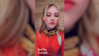 Melody Marks onlyfans Cute babe caresses shaved cunt