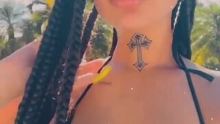 Aliza Jane onlyfans Gorgeous female licks dildo