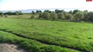 Schnuggie91 - A beautiful blonde gets fuck in public- Schnuggie91-