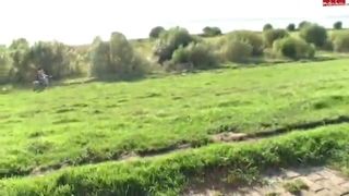 Schnuggie91 - A beautiful blonde gets fuck in public- Schnuggie91-