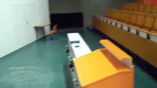 MaryHaze - Krass! Perverser Creampie-Fick im Horsaal!!!???