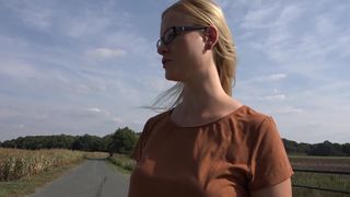 BlondeHexe - Stepbrother fucks me public on the street!!!