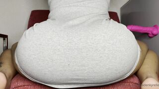 Jaaden Kyrelle aka jaadenkyrelle onlyfans Busty naughty babe caresses shaved pussy