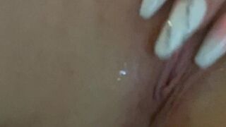 nylamarie aka nylamariexoxo onlyfans Busty bitch jerks pussy with phallus