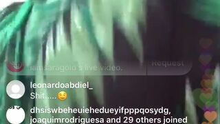 Sara Gold aka saragold aka iamsaragold onlyfans Babe in stockings fucks ass