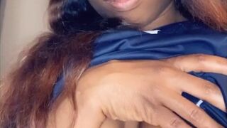 Naturally Stacked aka NaturallyStacked aka natstacked onlyfans Busty kurva fingering her pussy with a vibrator