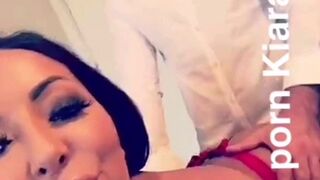 Kiara Mia onlyfans Magnificent prankster shows herself naked on the street